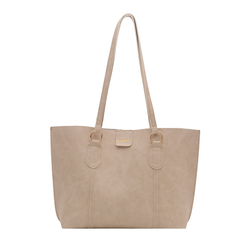 Damen elegante Einkaufstasche mit strukturiertem Design