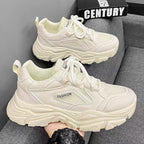 Damen Sportliche Sneakers mit Robustem Design und Atmungsaktiven Einsätzen