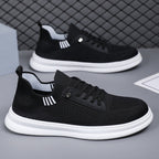 Herren-Sneaker mit atmungsaktivem Strickobermaterial und rutschfester Sohle