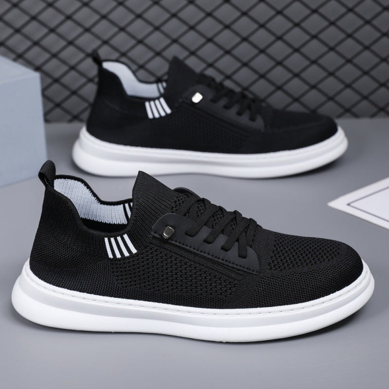 Herren-Sneaker mit atmungsaktivem Strickobermaterial und rutschfester Sohle