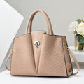 Damen strukturierte Tote-Tasche mit eleganter Falttechnik