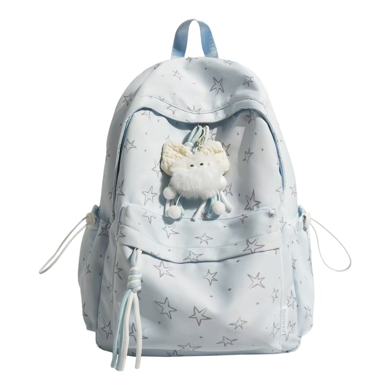 Sternmuster Plüsch Rucksack