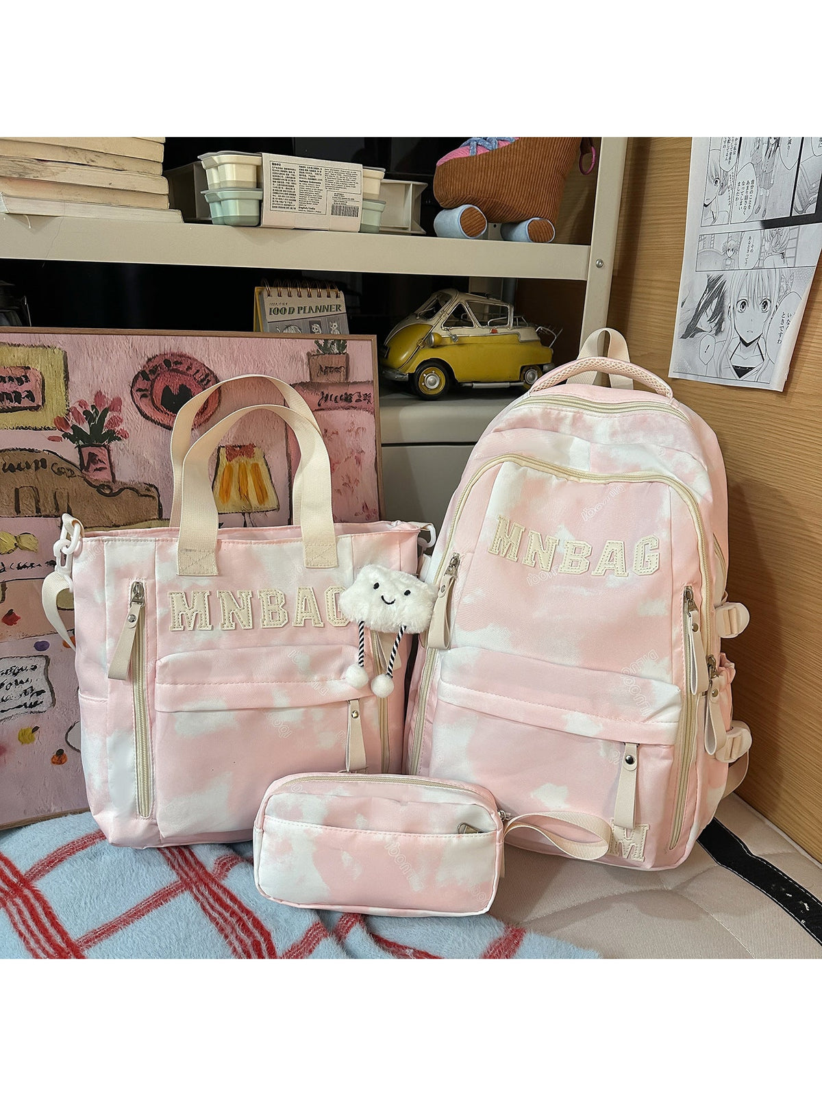 Vielseitiges Reise-Schulrucksack-Set