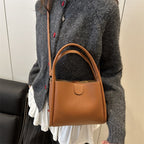 Damen elegante Mini-Handtasche mit praktischer Klappenverschluss