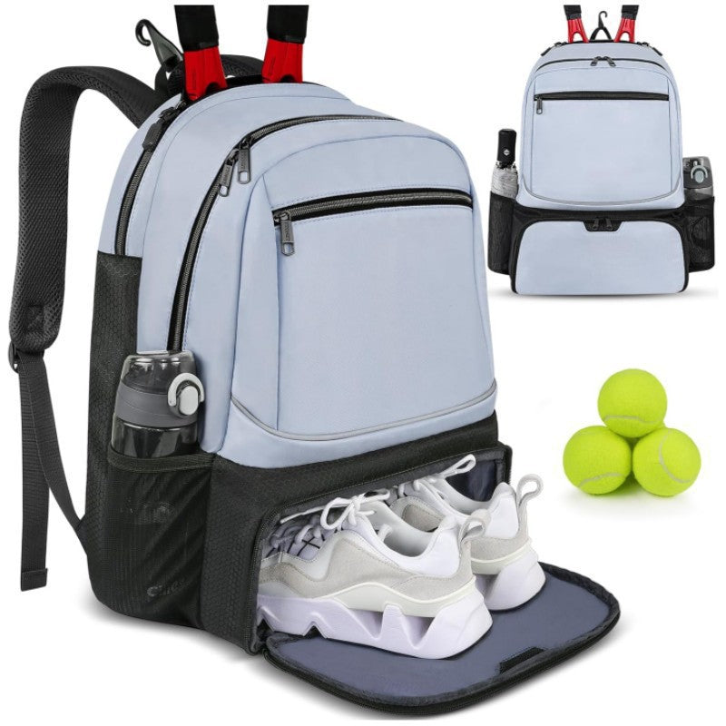 Sportlicher Rucksack mit Schuhfach und wasserabweisenden Taschen