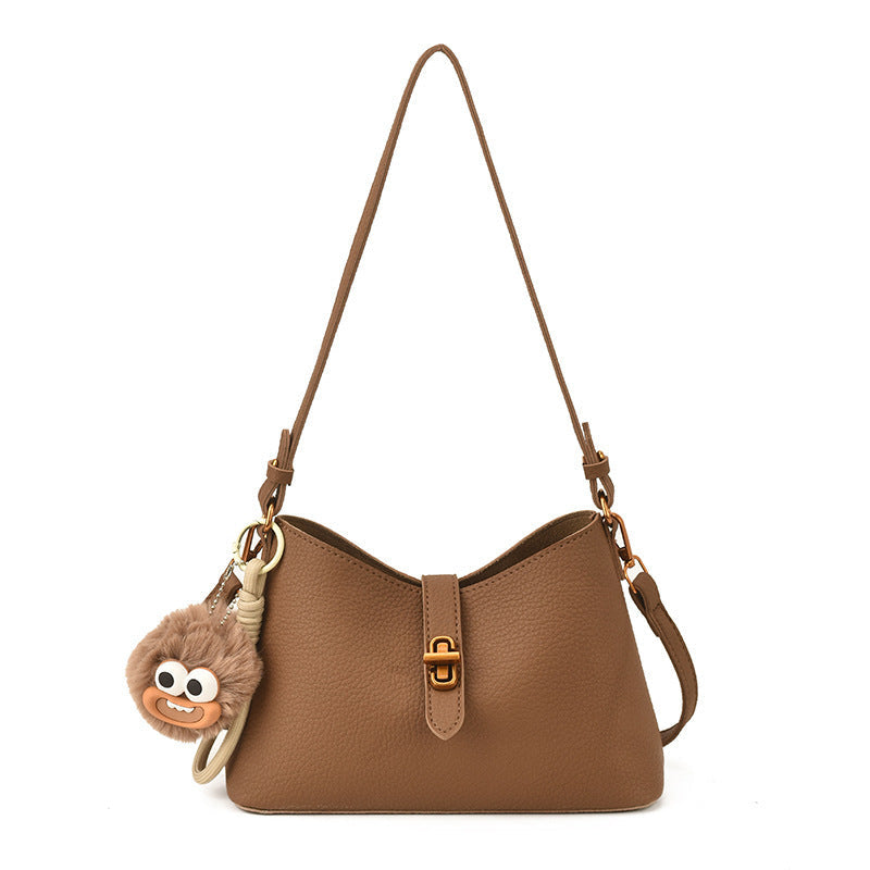 Damen multifunktionale Schultertasche mit verspieltem Charme