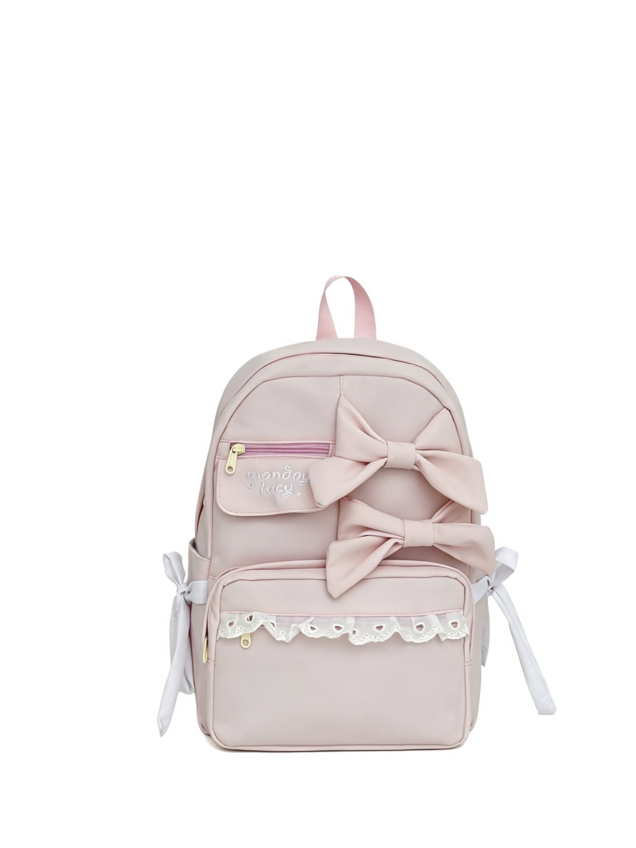 Süßer Rucksack mit Schleifenakzent
