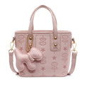 Damen Mini-Handtasche mit verspieltem Hund Charm