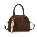 Damen Mini-Handtasche mit verspieltem Anhänger