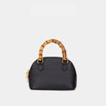 Damen modische Mini-Tasche mit Bambusgriff und elegantem Leder