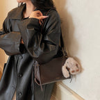 Damen elegante Schultertasche mit raffiniertem Design