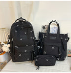 Multifunktionaler Schulrucksack und Tragetaschen-Bundle
