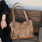 Damen große Schultertasche