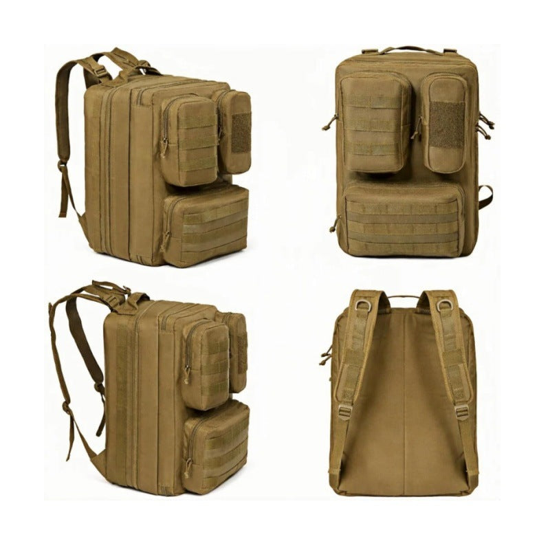 Taktischer Rucksack mit modularem Einsatzeinsätzen