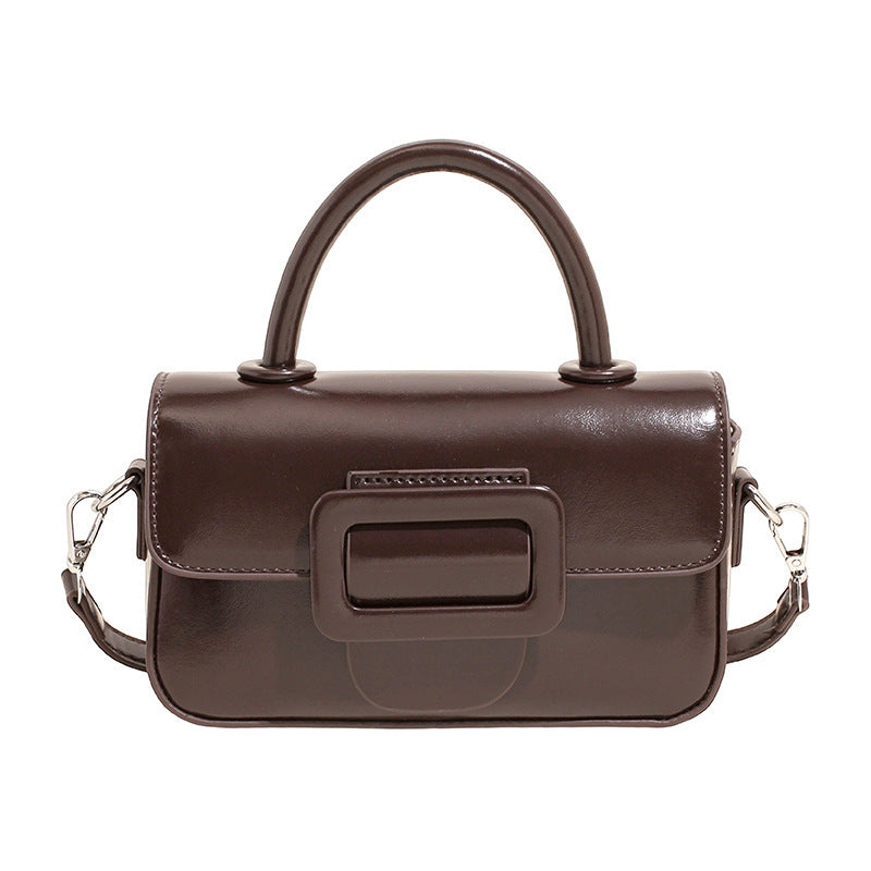 Damen Mini-Handtasche mit abnehmbarem Schultergurt und modernem Design