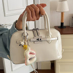 Damen Mini-Handtasche mit abnehmbarem Anhänger