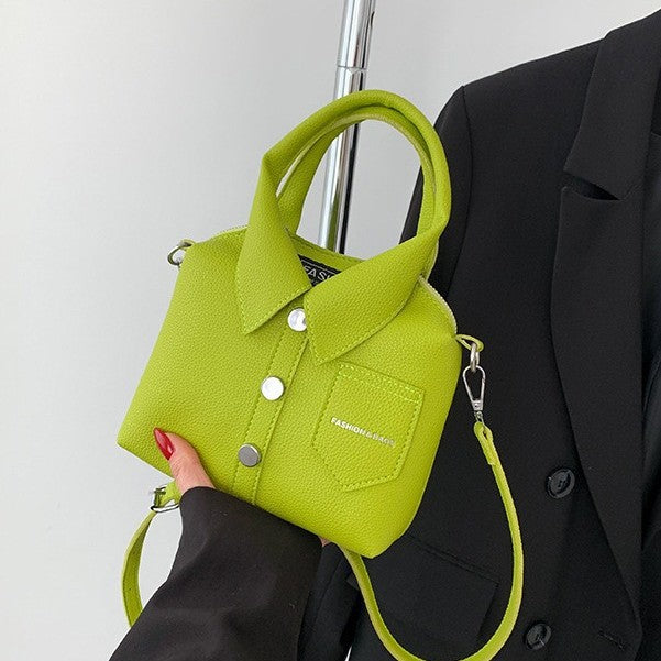 Damen Mini-Handtasche im Cam design mit verstellbarem Schultergurt
