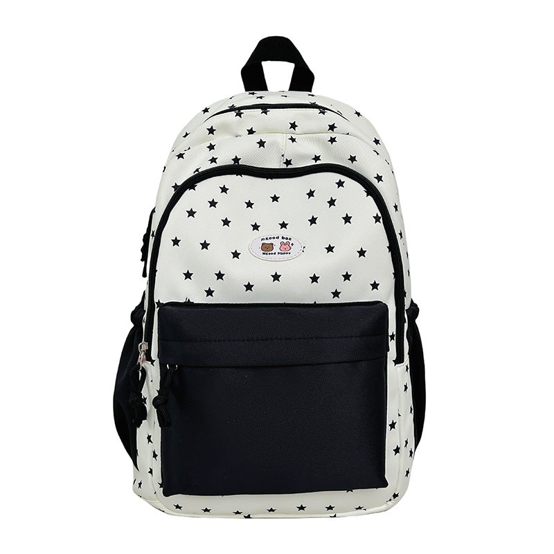 Stern-Druck Mehrfach-Taschen Rucksack