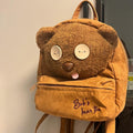 Plüsch Bärenförmiger Schulrucksack