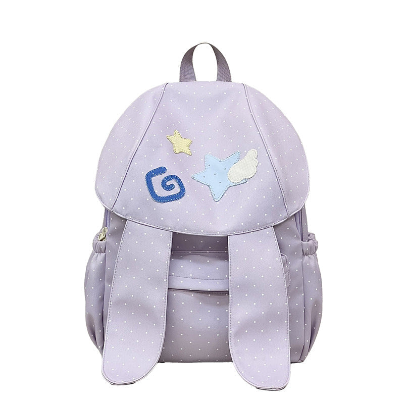 Süße Hasenohren Schulrucksack