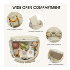 Multifunktionaler Rucksack mit isolierenden Fächern