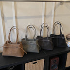 Damen Tote Bag aus hochwertigem synthetischem Leder mit elegantem Schultergurt