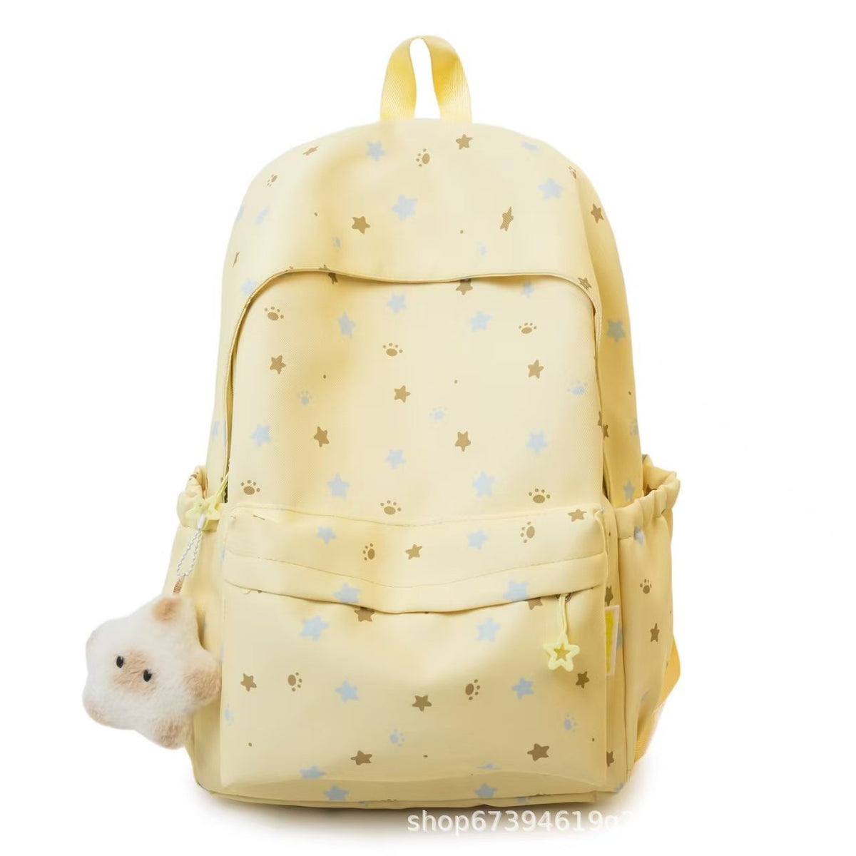Stern-Mustered weiches Stoff-Rucksack