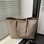 Damen elegante Tragetasche mit geometrischem Muster