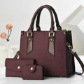 Damentasche mit strukturiertem Design und abnehmbarem Clutch