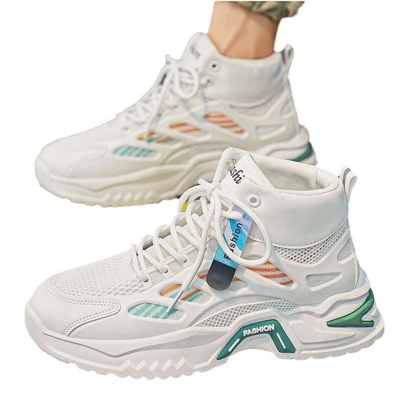 Hochschnittige Sportschuhe für Damen mit atmungsaktivem Mesh-Obermaterial und gepolsterter Sohle