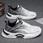 Damen sportliche Lauf- und Freizeitsneaker mit atmungsaktiver Mesh-Konstruktion