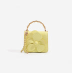Frauen Mini-Handtasche mit verspieltem Blumendesign