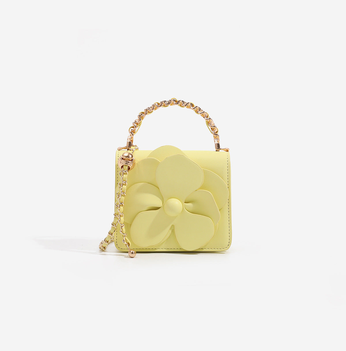 Frauen Mini-Handtasche mit verspieltem Blumendesign