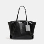Damen hochwertige Tote-Tasche aus weichem Kunstleder mit strukturiertem Design
