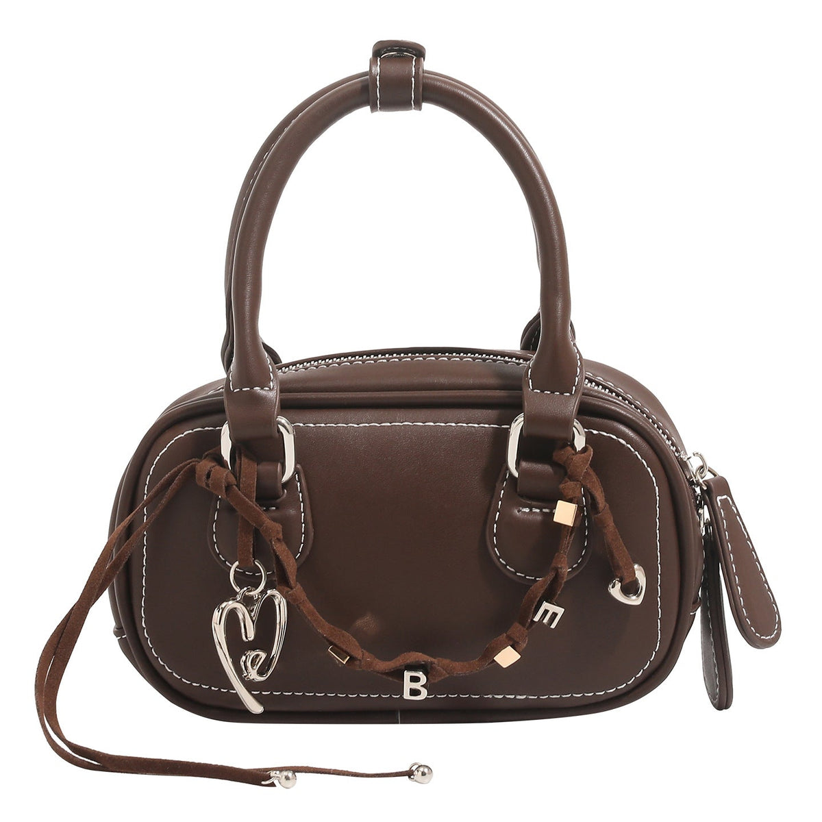 Damen Mini-Handtasche mit verspieltem Kordelzug und eleganten Akzenten