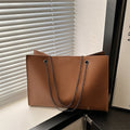 Damen elegante tote bag mit praktischem Innenfach und stylischem Kettenriemen
