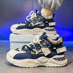 Dicke Sportschuhe für Frauen mit einem robusten Design und rutschfester Sohle