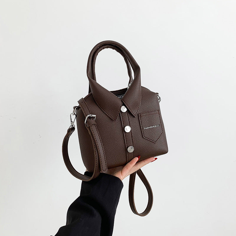Damen Mini-Handtasche im Cam design mit verstellbarem Schultergurt