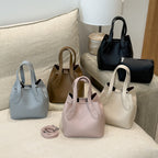 Damen Mini Schultertasche mit abnehmbarem Kosmetiktäschchen