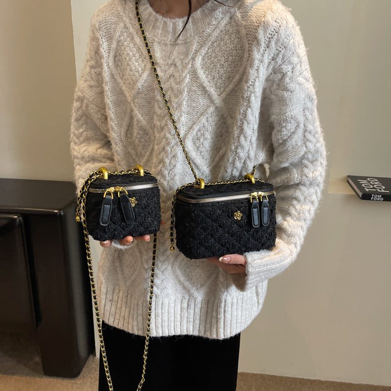 Damen Mini-Handtasche mit abnehmbarem Schulterriemen