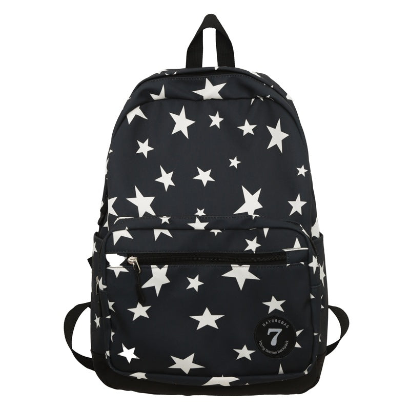 Sternen Druck Freizeit Schulrucksack
