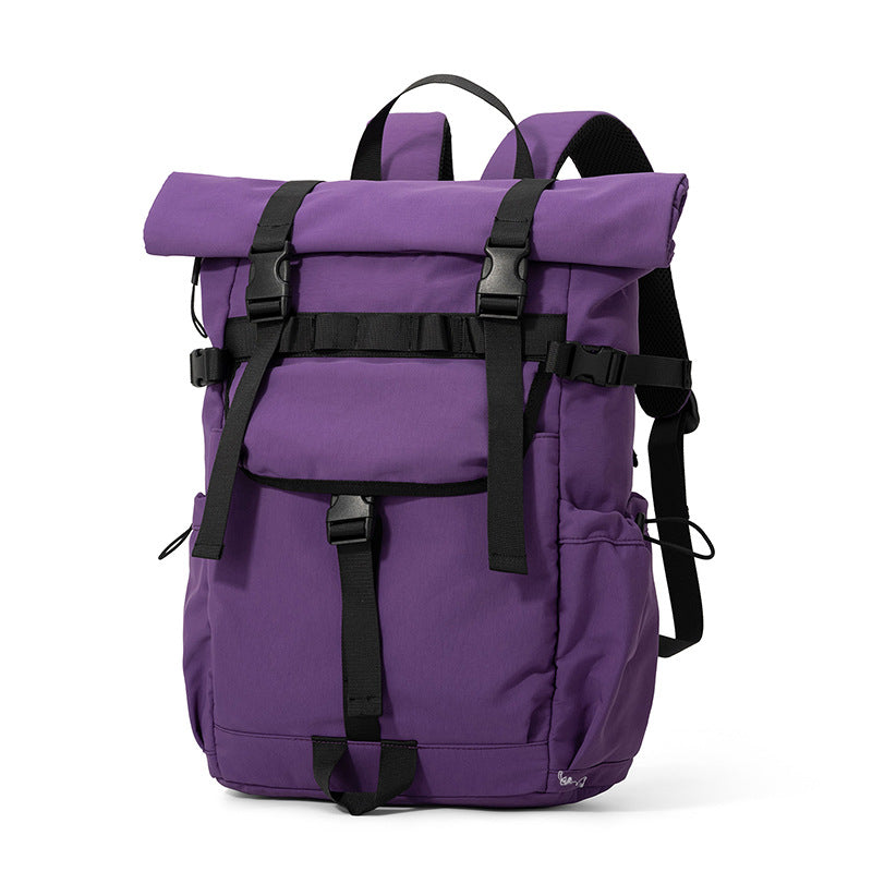 Urban-Rucksack mit flexiblem Rollverschluss und vielseitigen Fächern