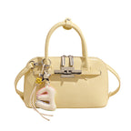 Damen Mini-Handtasche mit abnehmbarem Anhänger