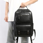 Stylischer Mehrzweck-Leder-Rucksack