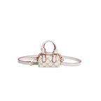 Damen Mini-Handtasche mit luxuriösen Akzenten und verstellbarem Schultergurt
