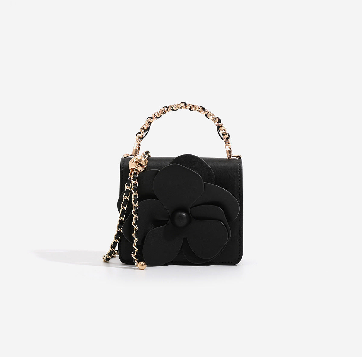 Frauen Mini-Handtasche mit verspieltem Blumendesign