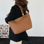 Damen elegante Handtasche mit hochwertigen Tragegriffen und praktischen Fächern