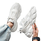 Damen sportliche Sneakers mit innovativer Dämpfungstechnologie und atmungsaktivem Mesh-Obermaterial