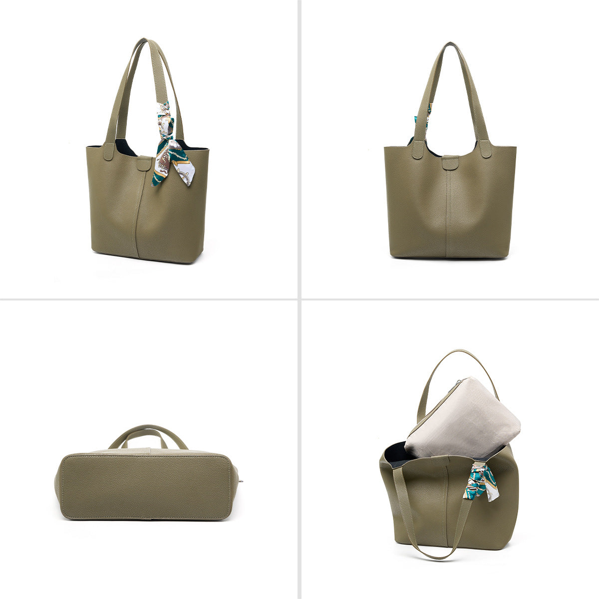 Damen modische Tragetasche mit abnehmbarer Schleifenaccessoire