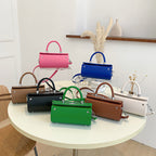 Damen elegante Schultertasche mit abnehmbaren Schulterriemen